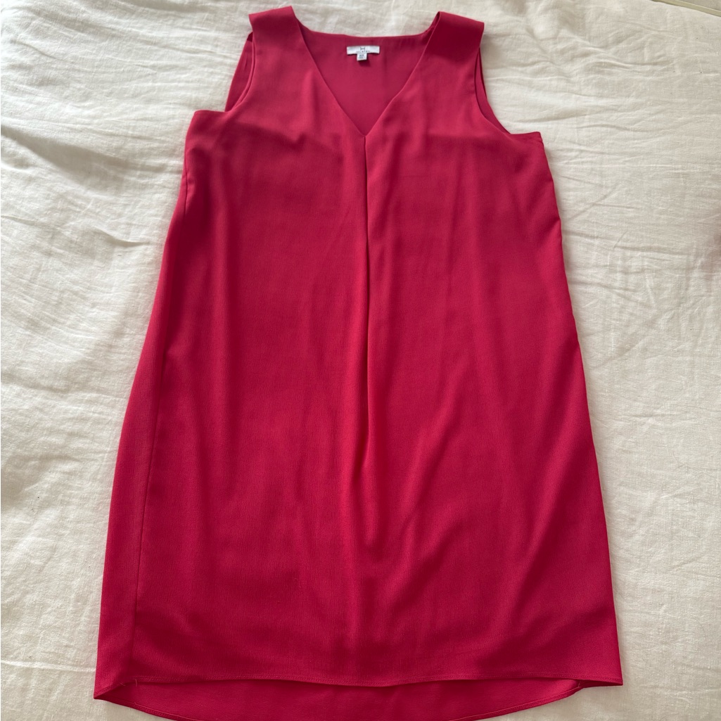 H By Halston Pink Mini Sleeveless Shift Dress
